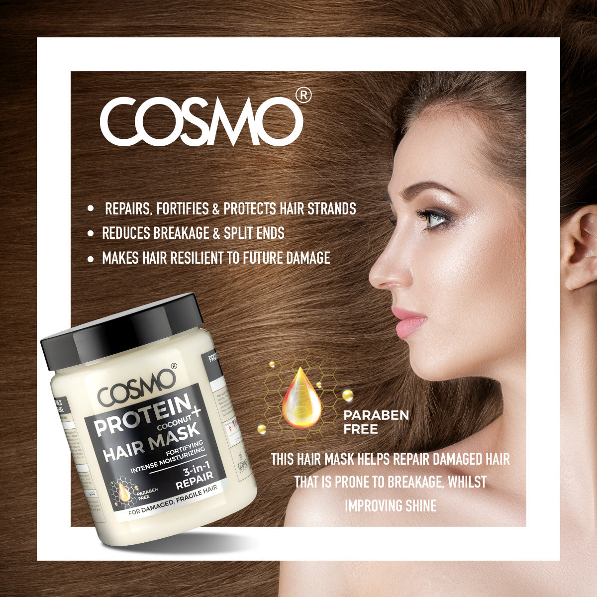 Protein+ coconut Hair Mask